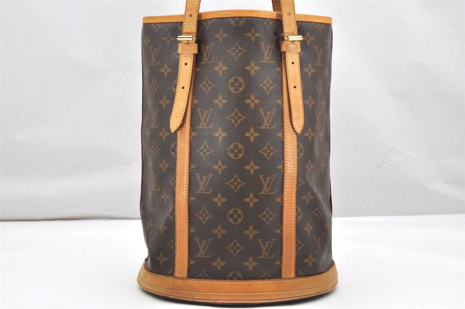 Authentic Louis Vuitton Monogram Bucket GM Shoulder Tote Bag M42236 LV 2347K