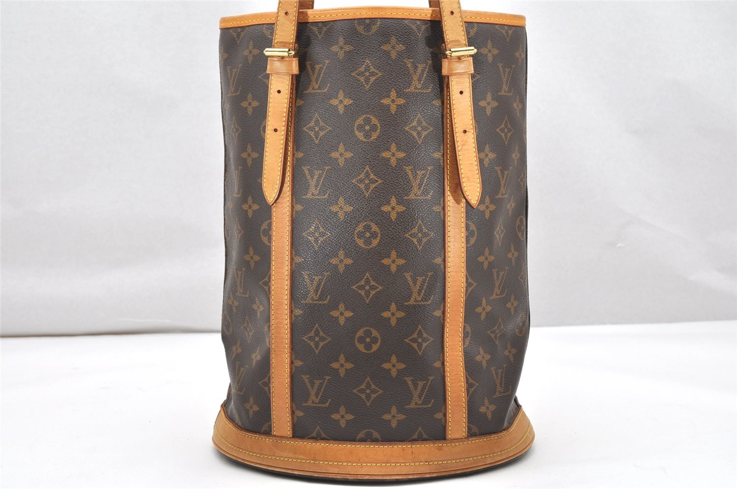 Authentic Louis Vuitton Monogram Bucket GM Shoulder Tote Bag M42236 LV 2347K