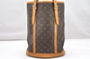 Authentic Louis Vuitton Monogram Bucket GM Shoulder Tote Bag M42236 LV 2347K