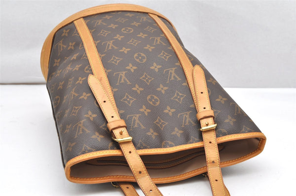 Authentic Louis Vuitton Monogram Bucket GM Shoulder Tote Bag M42236 LV 2347K