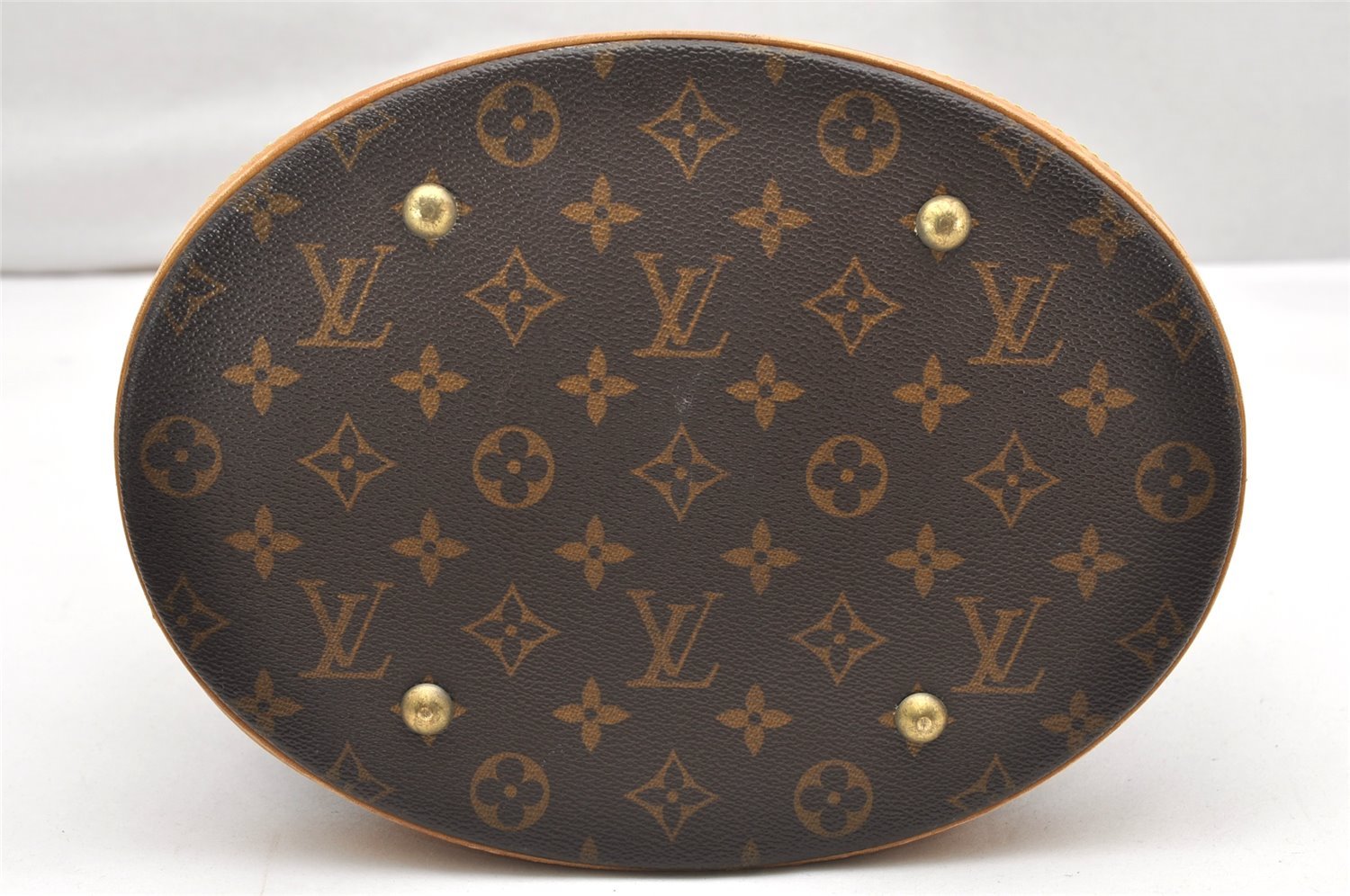 Authentic Louis Vuitton Monogram Bucket GM Shoulder Tote Bag M42236 LV 2347K