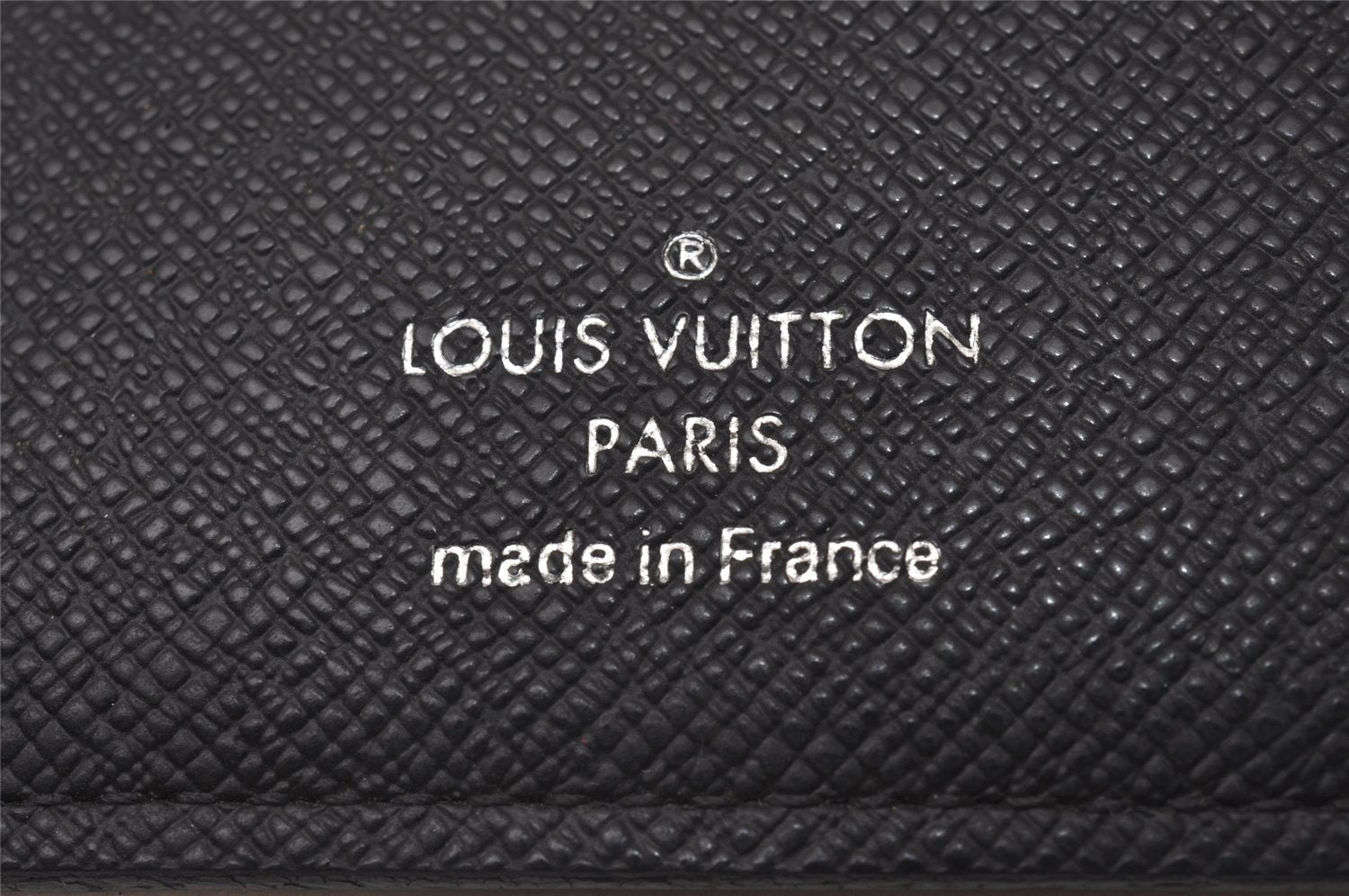 Authentic Louis Vuitton Damier Graphite Portefeuille Brazza N62665 Wallet 2348I