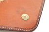 Authentic CELINE Macadam Blason Pattern Clutch Bag Purse PVC Leather Brown 2349K