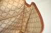 Authentic CELINE Macadam Blason Pattern Clutch Bag Purse PVC Leather Brown 2349K