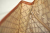 Authentic CELINE Macadam Blason Pattern Clutch Bag Purse PVC Leather Brown 2349K