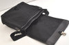 Authentic PRADA Nylon Tessuto Leather Shoulder Cross Body Bag Purse Black 2350K