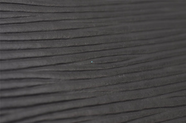 Authentic Louis Vuitton Epi Card Case Purse Black LV 2351I