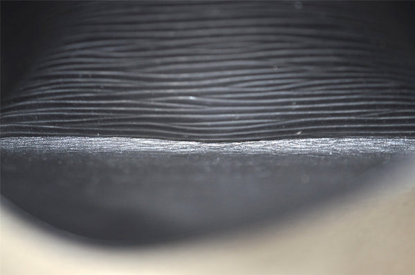 Authentic Louis Vuitton Epi Card Case Purse Black LV 2351I