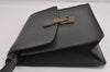 Authentic Louis Vuitton Taiga Pochette Kourad Clutch Bag Green M30194 LV 2351J