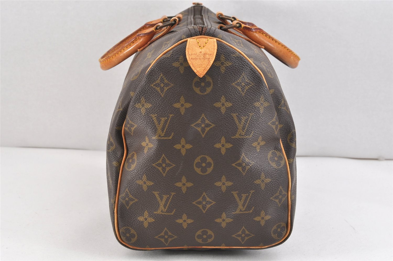 Authentic Louis Vuitton Monogram Speedy 35 Hand Boston Bag M41524 LV 2351K