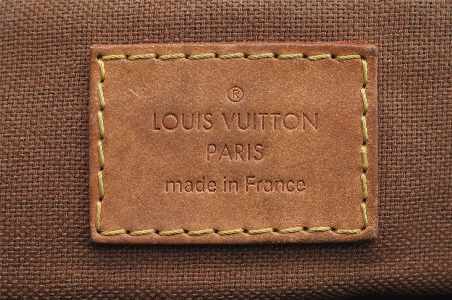 Authentic Louis Vuitton Monogram Palermo PM Shoulder Tote Bag M40145 LV 2352I