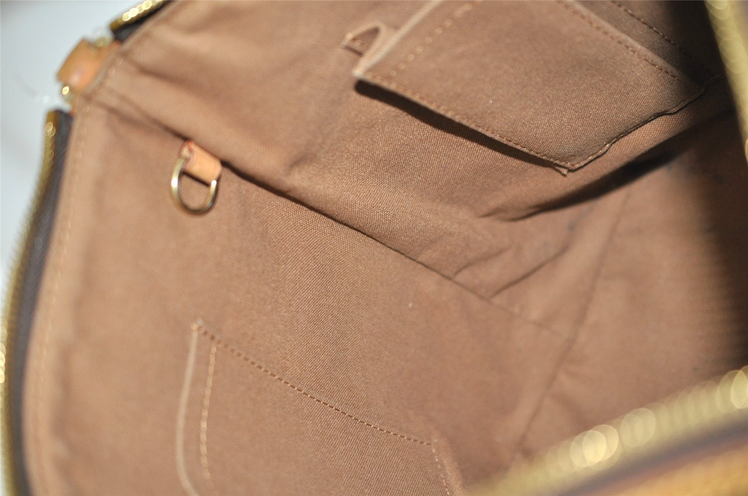 Authentic Louis Vuitton Monogram Palermo PM Shoulder Tote Bag M40145 LV 2352I