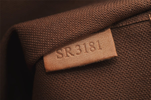 Authentic Louis Vuitton Monogram Palermo PM Shoulder Tote Bag M40145 LV 2352I