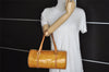 Authentic Louis Vuitton Vernis Bedford Hand Bag Yellow Beige M91006 Junk 2352J