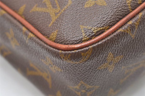 Auth Louis Vuitton Monogram Petit Marceau Shoulder Cross Bag Old Model LV 2352K