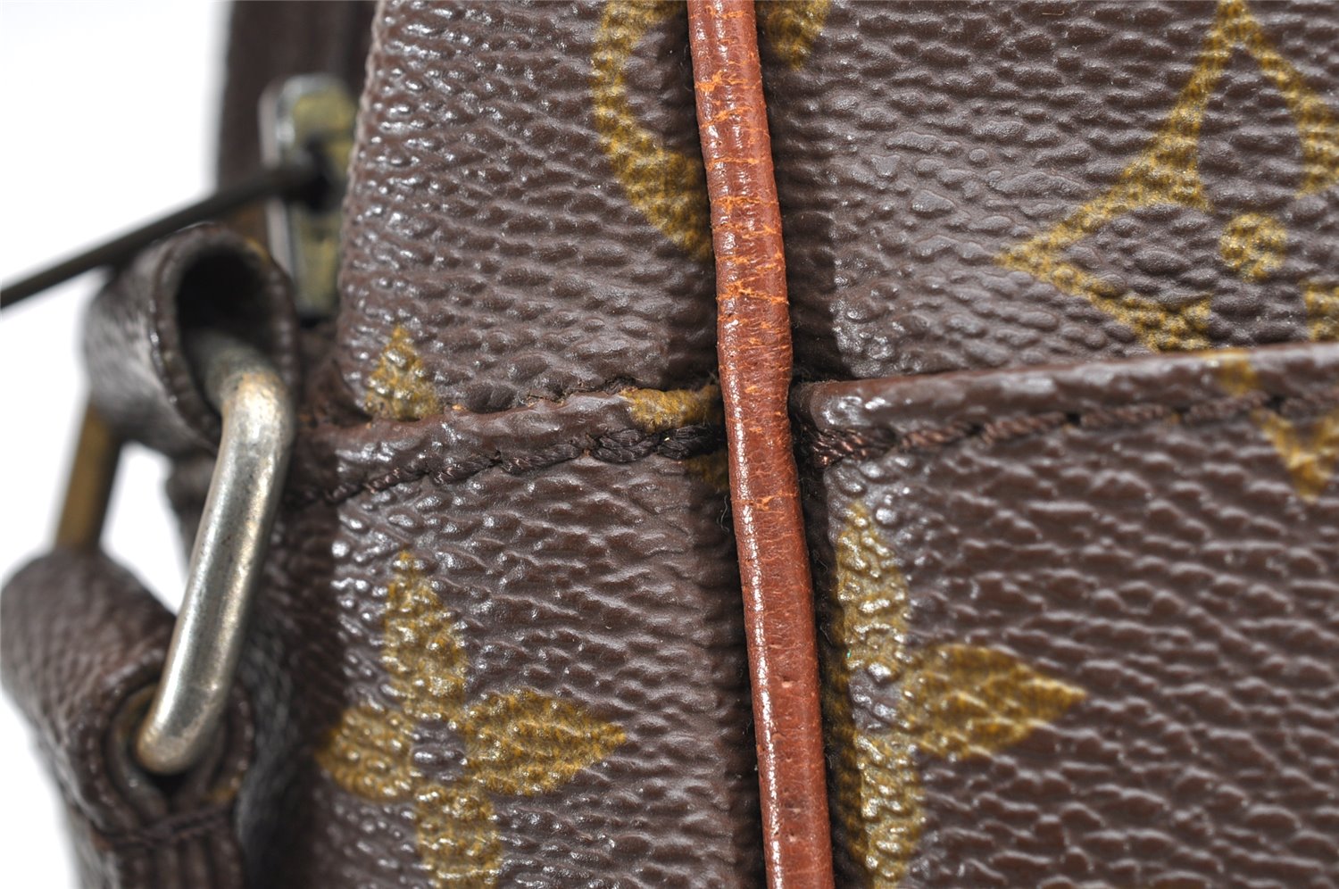 Auth Louis Vuitton Monogram Petit Marceau Shoulder Cross Bag Old Model LV 2352K