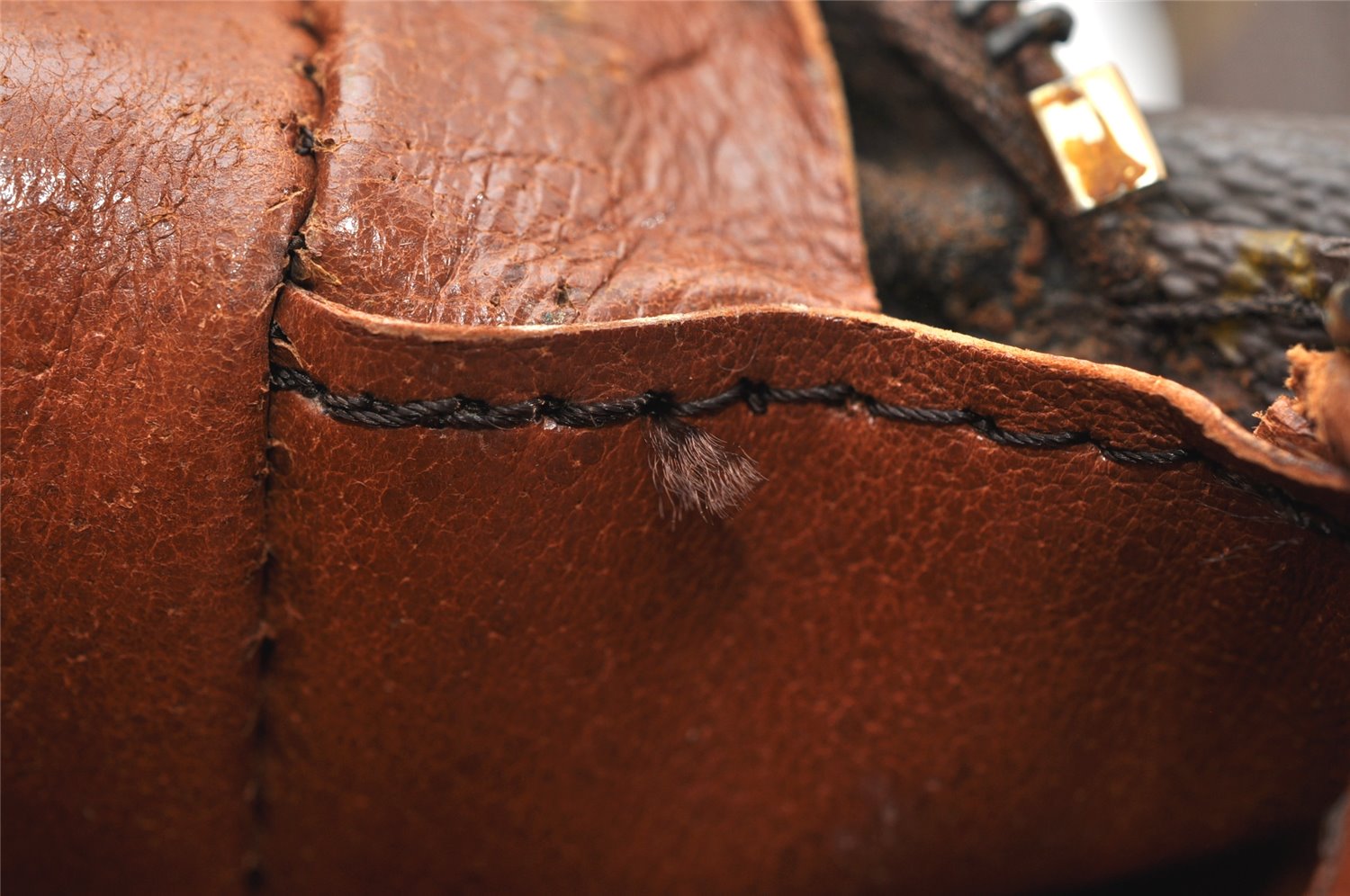 Auth Louis Vuitton Monogram Petit Marceau Shoulder Cross Bag Old Model LV 2352K