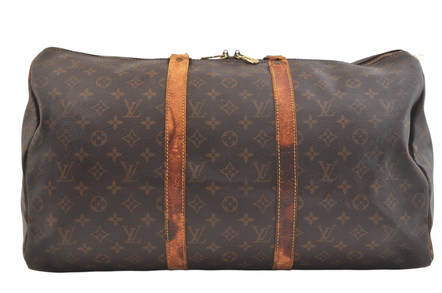 Authentic Louis Vuitton Monogram Keepall 50 Travel Boston Bag M41426 Junk 2353K