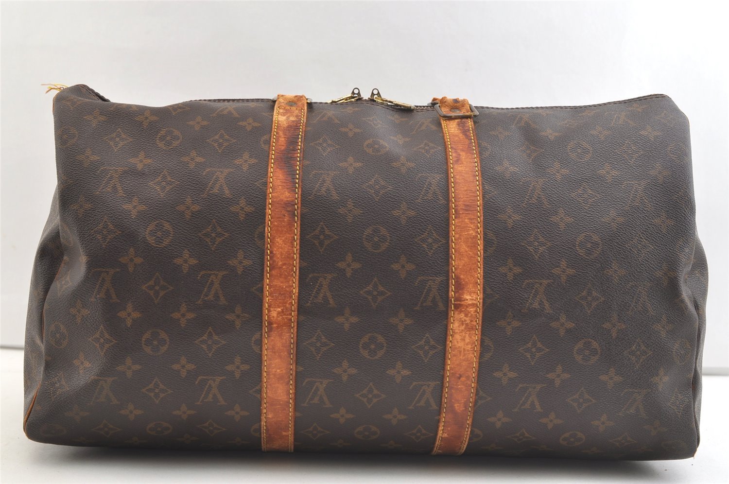 Authentic Louis Vuitton Monogram Keepall 50 Travel Boston Bag M41426 Junk 2353K