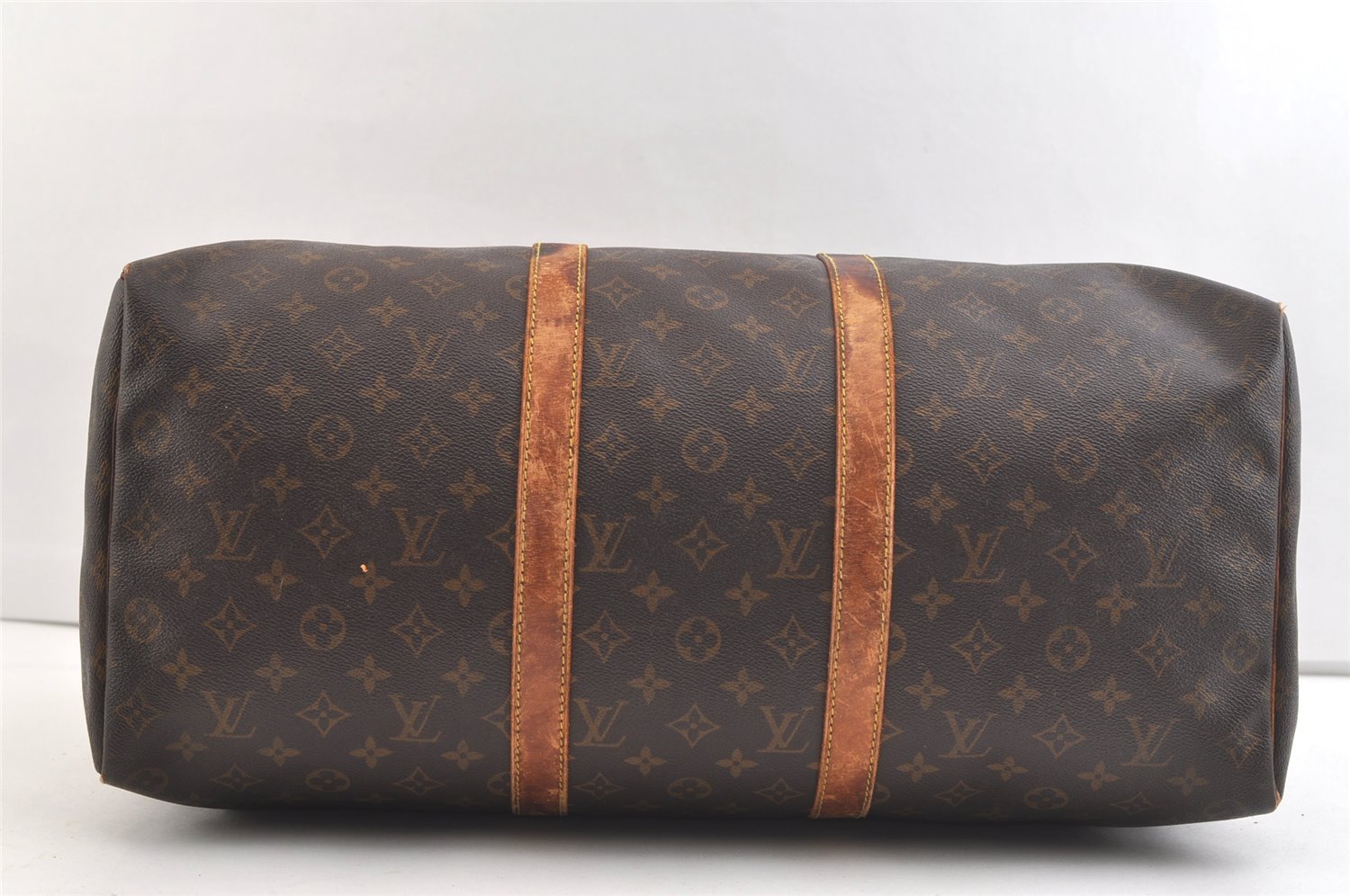 Authentic Louis Vuitton Monogram Keepall 50 Travel Boston Bag M41426 Junk 2353K