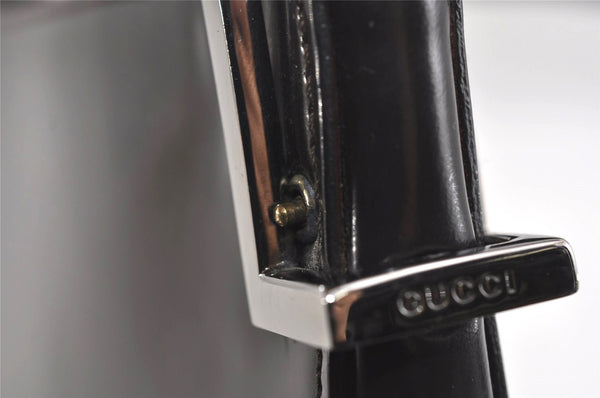 Authentic GUCCI Vintage Shoulder Bag Purse Leather 0013193 Brown 2354I