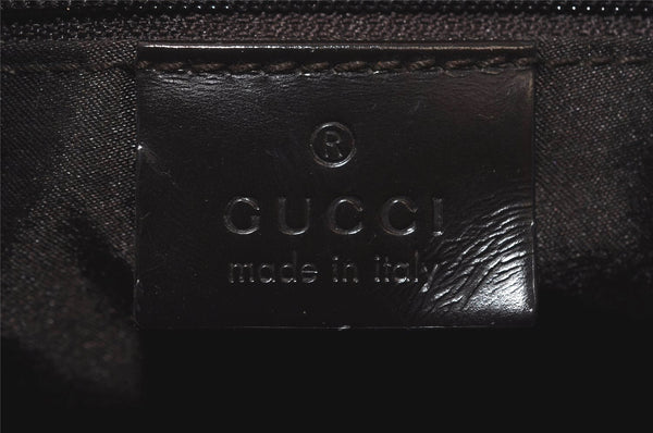 Authentic GUCCI Vintage Shoulder Bag Purse Leather 0013193 Brown 2354I