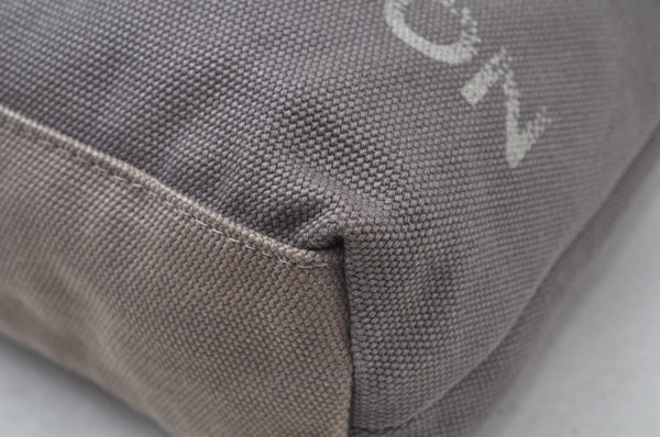 Authentic Louis Vuitton Fondation Exclusive Shoulder Tote Bag Canvas Gray 2354J