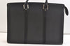 Auth Louis Vuitton Taiga Porte Documents Lozan 2Way Briefcase Black Junk 2354K