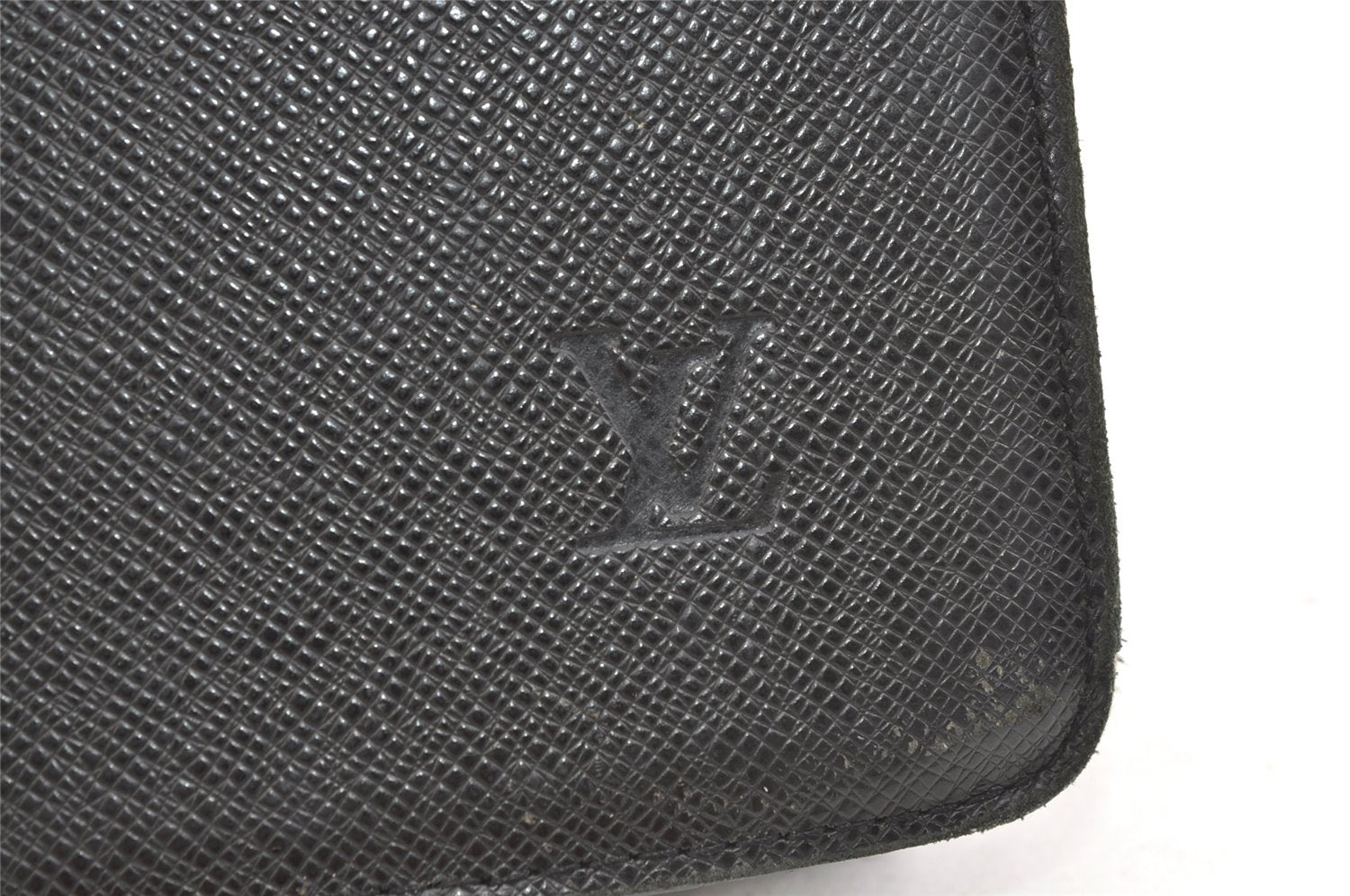 Auth Louis Vuitton Taiga Porte Documents Lozan 2Way Briefcase Black Junk 2354K