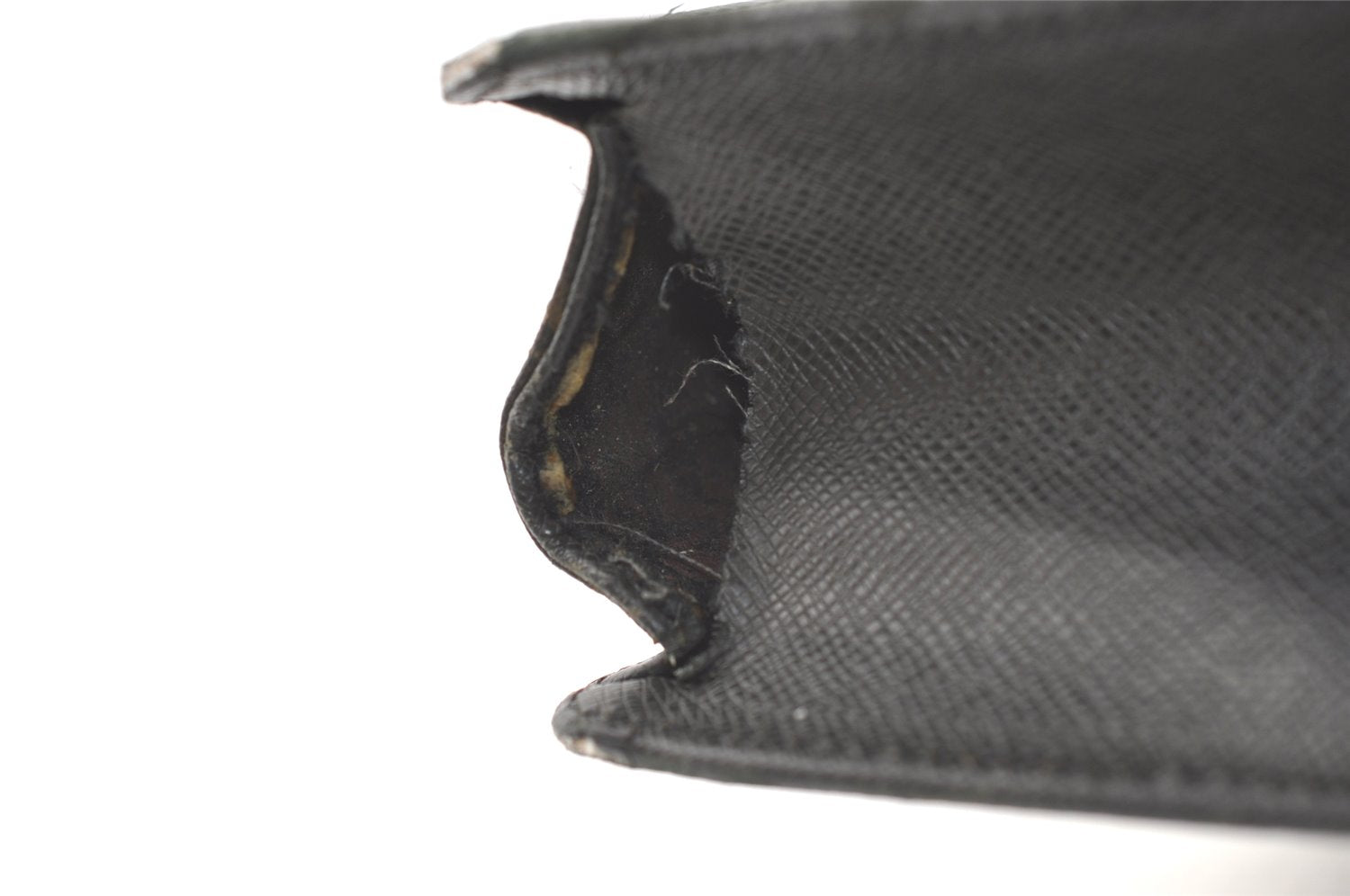 Auth Louis Vuitton Taiga Porte Documents Lozan 2Way Briefcase Black Junk 2354K