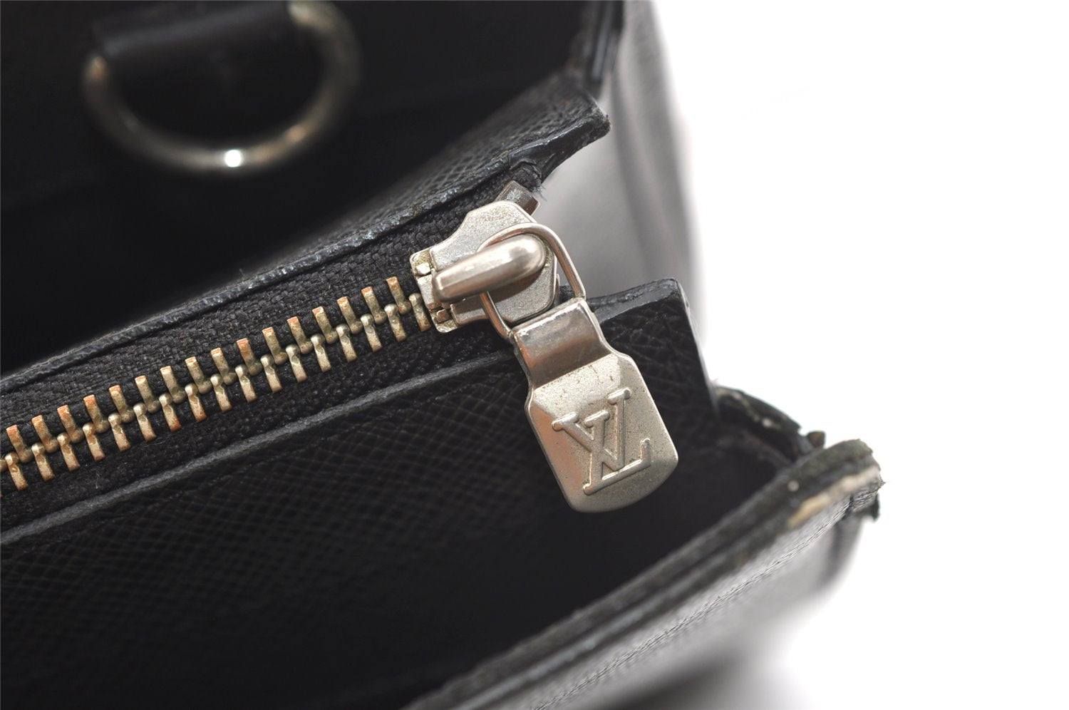 Auth Louis Vuitton Taiga Porte Documents Lozan 2Way Briefcase Black Junk 2354K