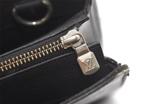 Auth Louis Vuitton Taiga Porte Documents Lozan 2Way Briefcase Black Junk 2354K