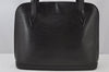 Authentic Louis Vuitton Epi Lussac Shoulder Tote Bag Black M52282 LV 2355J