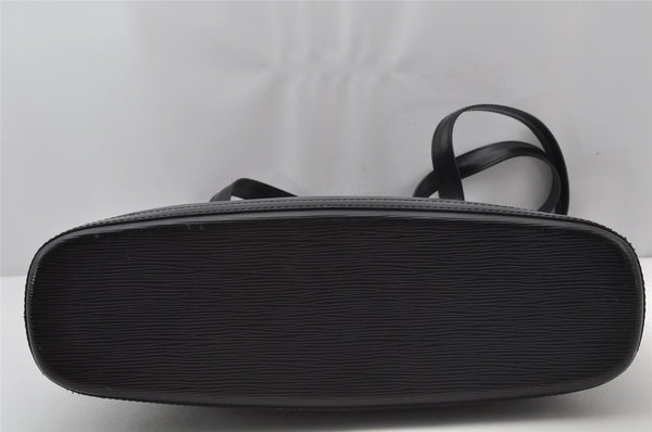 Authentic Louis Vuitton Epi Lussac Shoulder Tote Bag Black M52282 LV 2355J