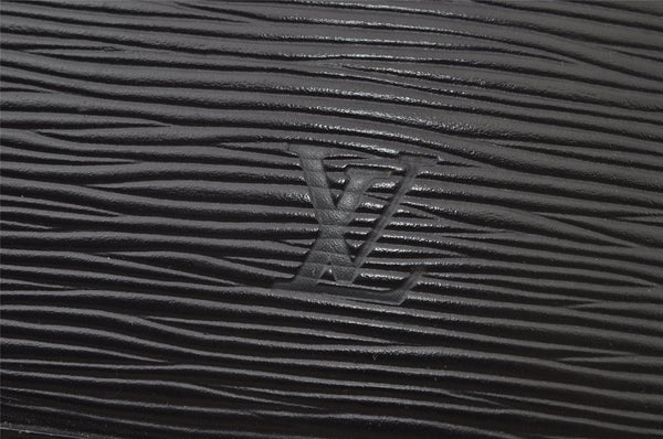 Authentic Louis Vuitton Epi Lussac Shoulder Tote Bag Black M52282 LV 2355J