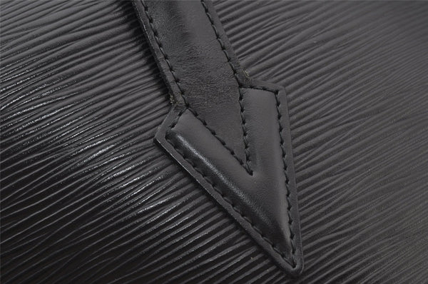 Authentic Louis Vuitton Epi Lussac Shoulder Tote Bag Black M52282 LV 2355J