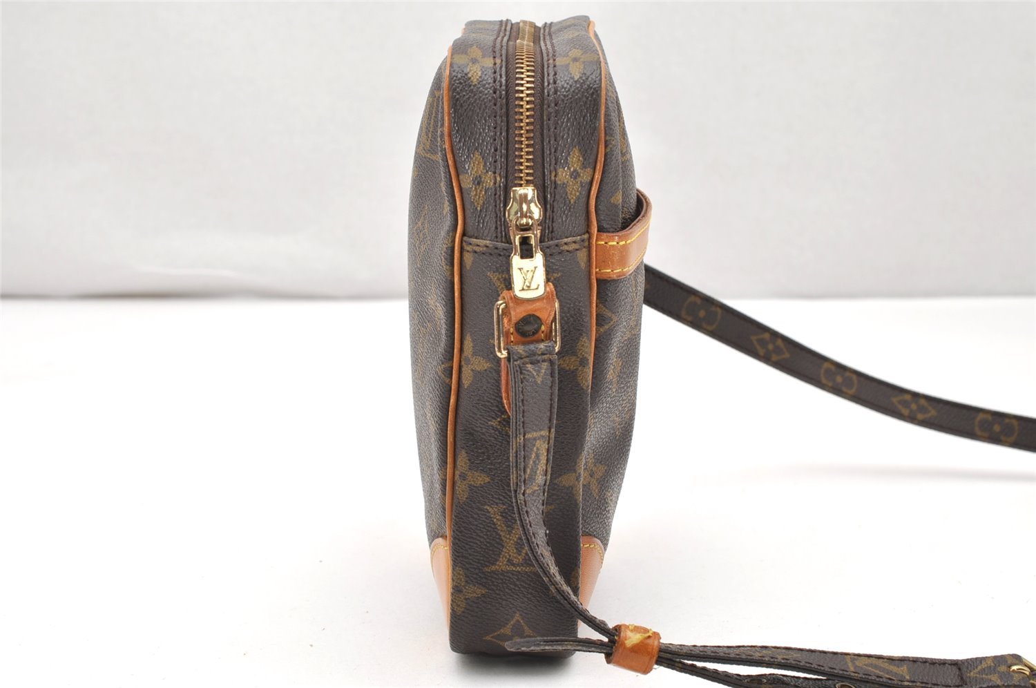 Authentic Louis Vuitton Monogram Danube Shoulder Cross Body Bag M45266 LV 2355K