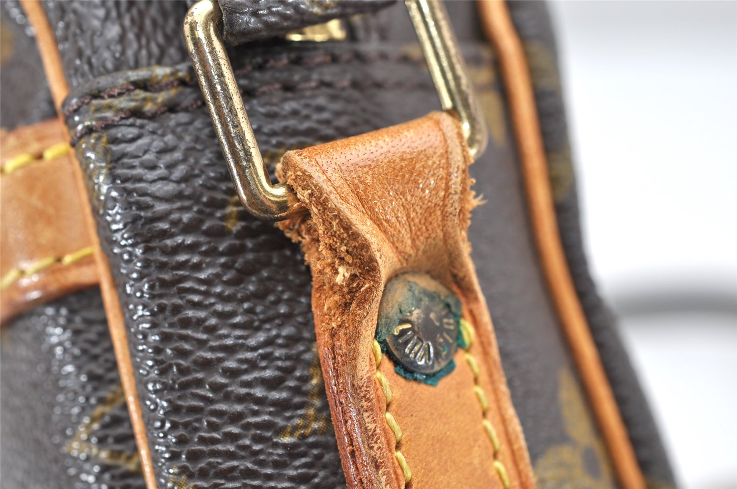 Authentic Louis Vuitton Monogram Danube Shoulder Cross Body Bag M45266 LV 2355K