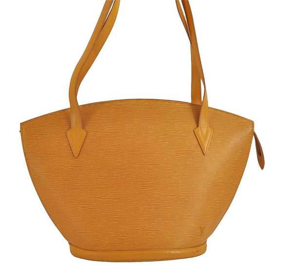 Auth Louis Vuitton Epi Saint Jacques Shopping Shoulder Bag M52269 Yellow 2356J