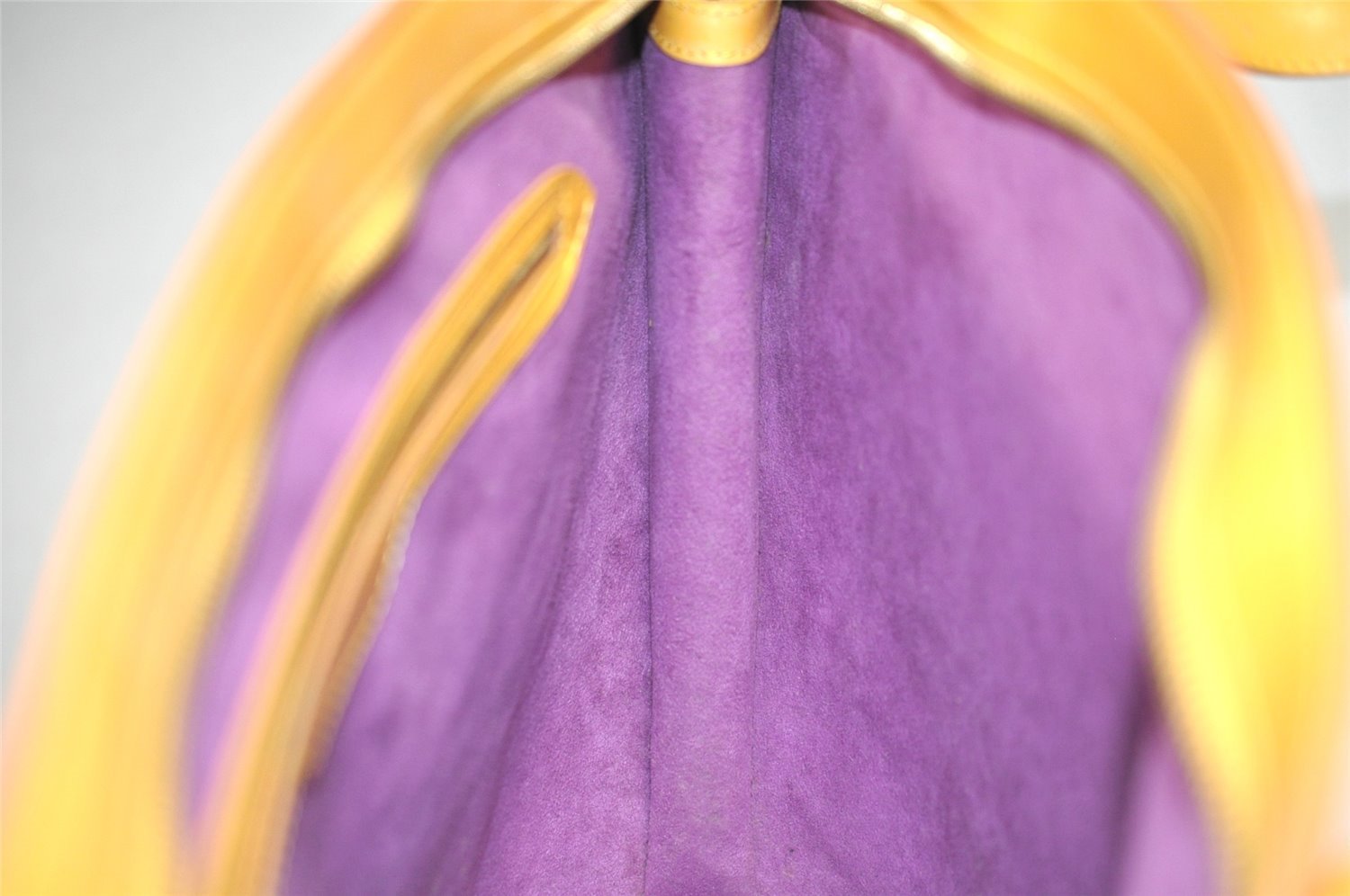 Auth Louis Vuitton Epi Saint Jacques Shopping Shoulder Bag M52269 Yellow 2356J