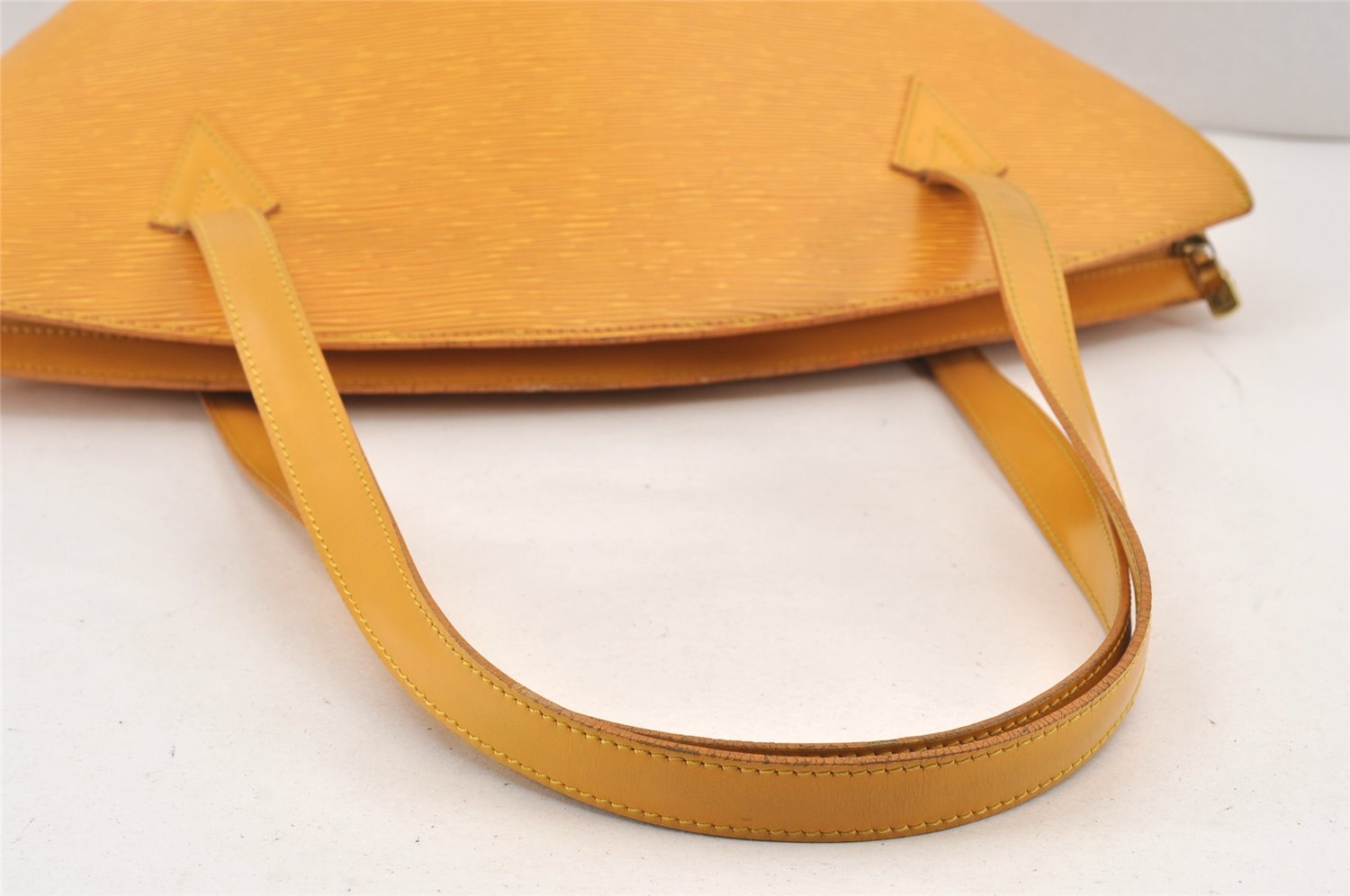 Auth Louis Vuitton Epi Saint Jacques Shopping Shoulder Bag M52269 Yellow 2356K