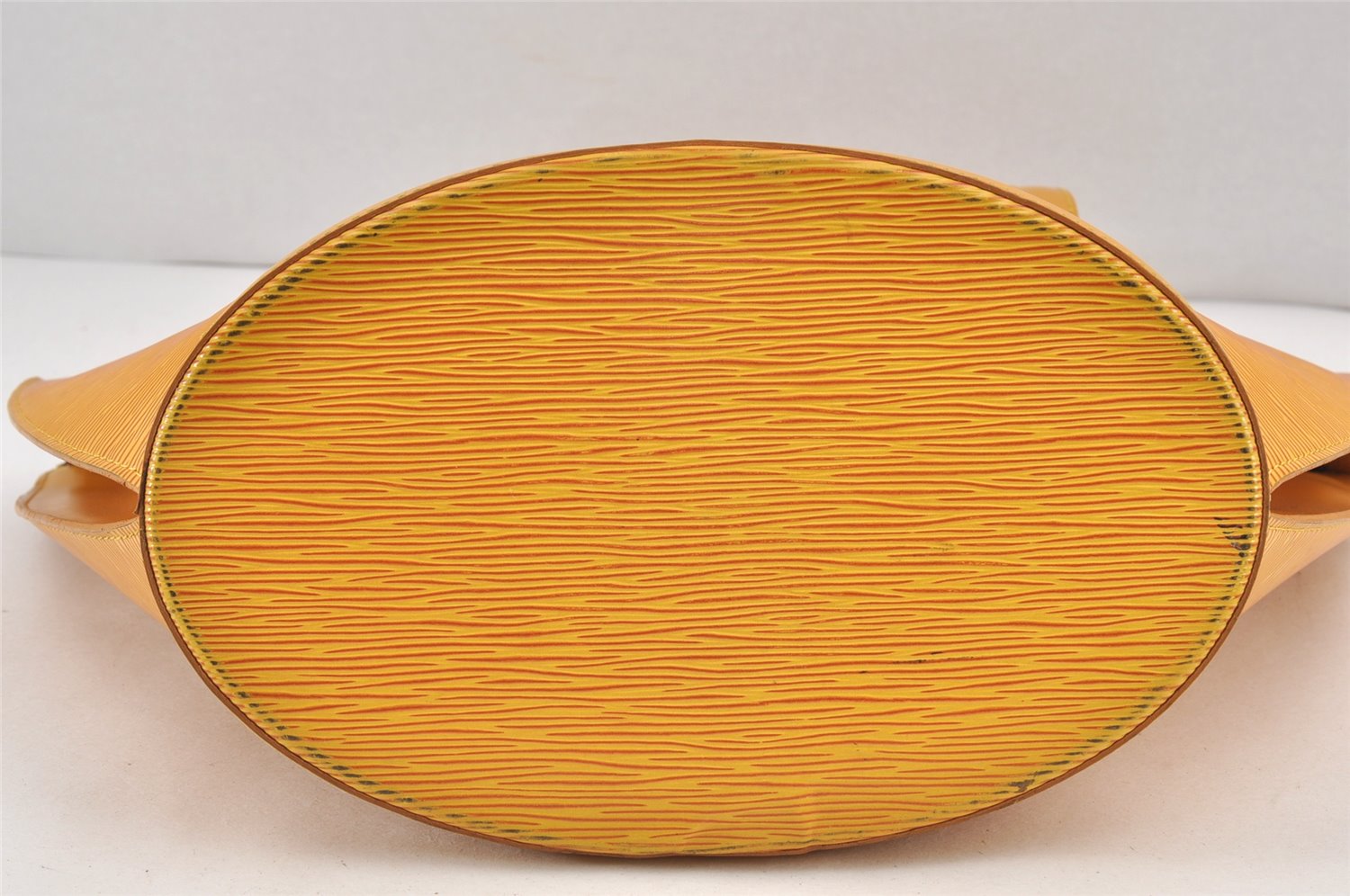 Auth Louis Vuitton Epi Saint Jacques Shopping Shoulder Bag M52269 Yellow 2356K