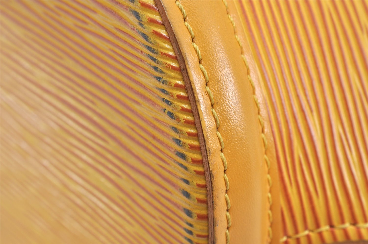 Auth Louis Vuitton Epi Saint Jacques Shopping Shoulder Bag M52269 Yellow 2356K