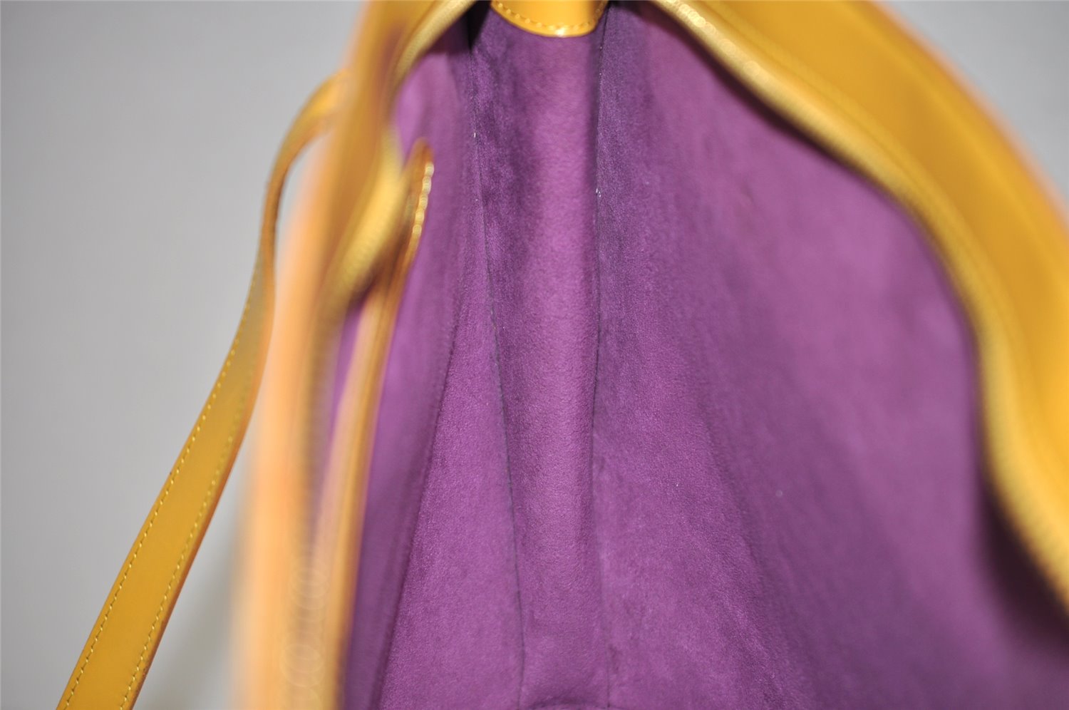 Auth Louis Vuitton Epi Saint Jacques Shopping Shoulder Bag M52269 Yellow 2356K