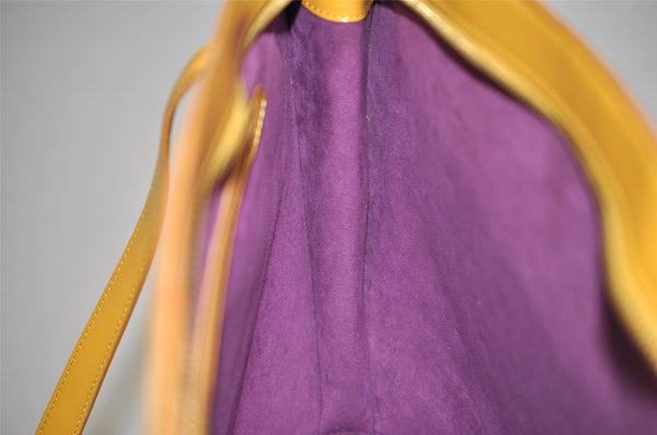 Auth Louis Vuitton Epi Saint Jacques Shopping Shoulder Bag M52269 Yellow 2356K