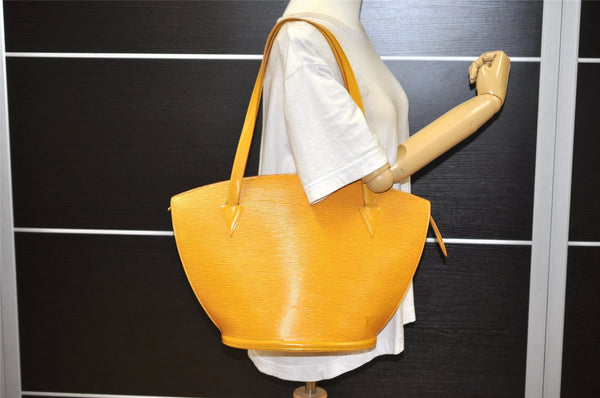 Auth Louis Vuitton Epi Saint Jacques Shopping Shoulder Bag M52269 Yellow 2356K