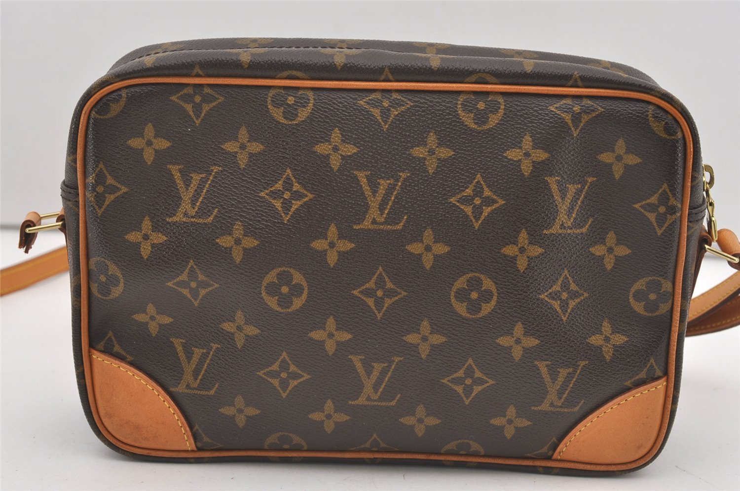 Authentic Louis Vuitton Monogram Trocadero 27 Shoulder Bag M51274 Junk 2357J