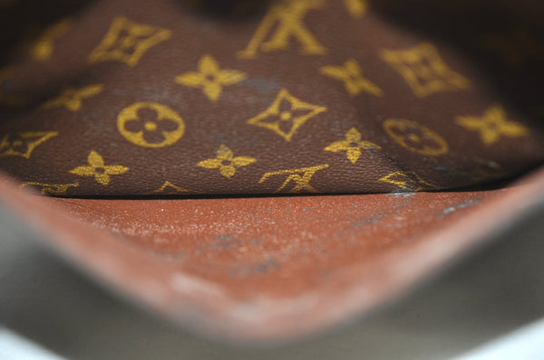 Authentic Louis Vuitton Monogram Saint Cloud GM M51242 Shoulder Cross Bag 2358I