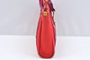 Authentic Louis Vuitton Antigua Cabas PM Hand Bag Red Purple M40037 LV 2358J