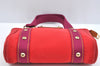 Authentic Louis Vuitton Antigua Cabas PM Hand Bag Red Purple M40037 LV 2358J